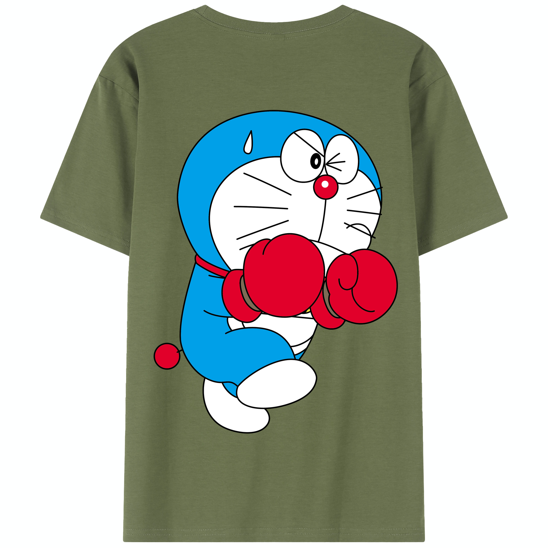 （画像用） ドラえもん Doraemon 綿100％半袖Tシャツ（背面プリント）